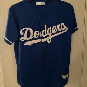 MLB Dodgers Kids One Piece - Blue and White